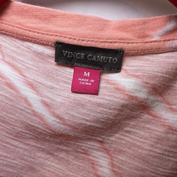 Vince Camuto Women's Medium Orange‎  Cold-Shoulder Top Salmon - Picture 3 of 4